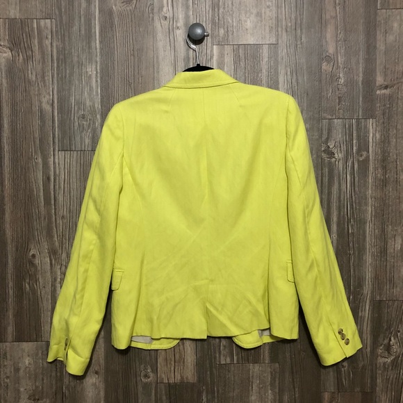 {J.Crew} Schoolboy Neon Yellow Blazer - Picture 5 of 5